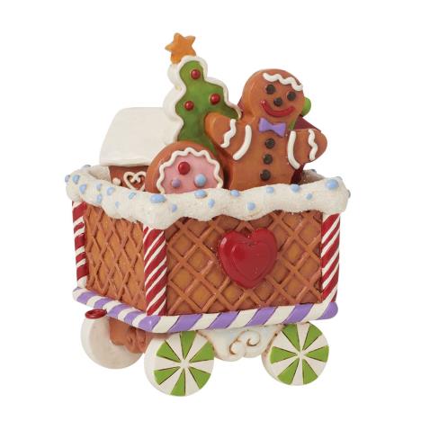 Jim Shore Railway Surprises Gingerbread Train Car Christmas Figurine £44.95